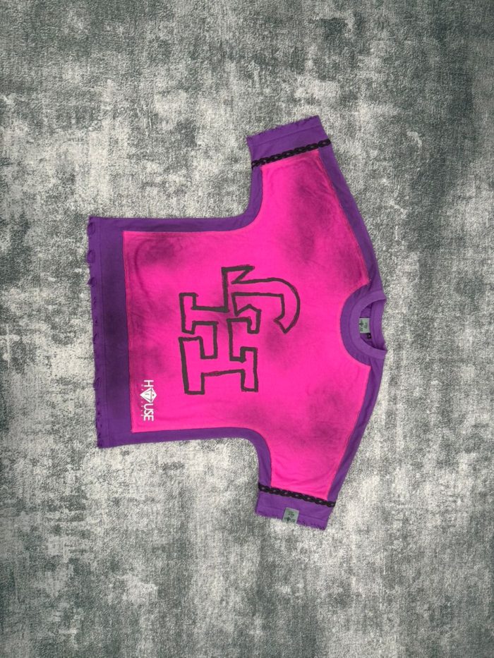 Custom Mens Boxy Cropped Oversized Distressed Tshirt - 图片 3