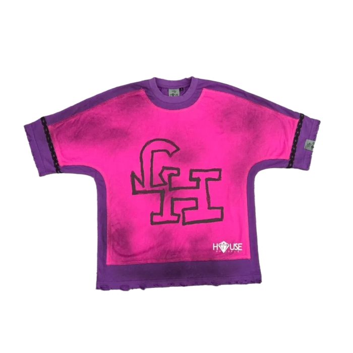 Custom Mens Boxy Cropped Oversized Distressed Tshirt