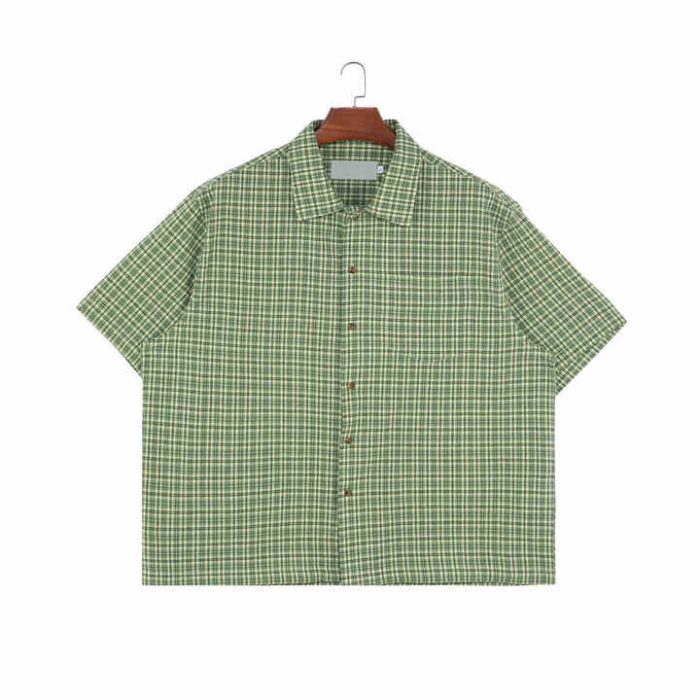 Custom Plaid Botton up Men Casual Shirts