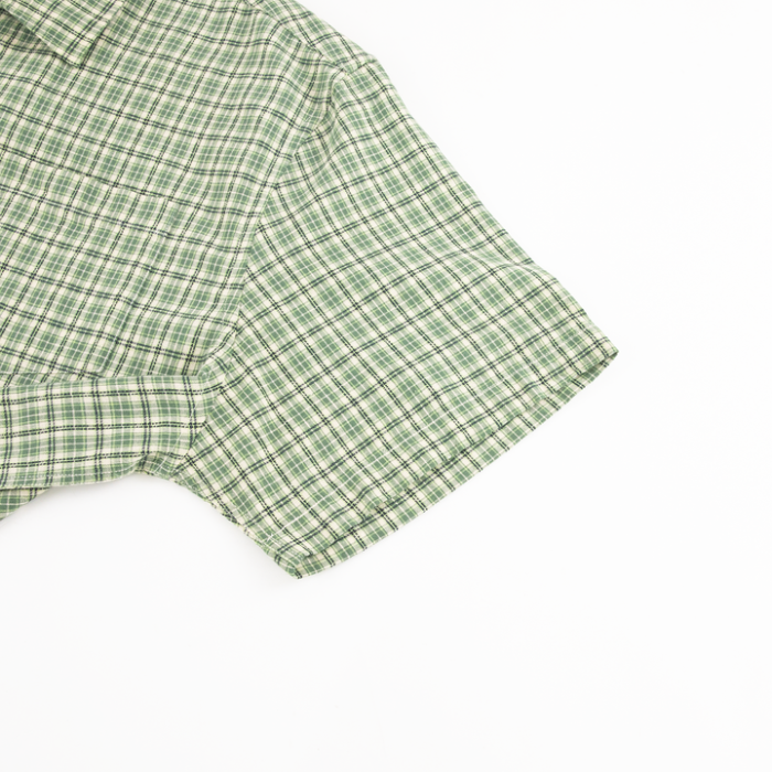 Custom Plaid Botton up Men Casual Shirts - 图片 4